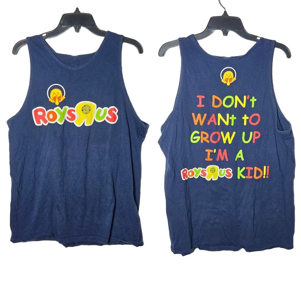 Kilroy's Bar N Grill Unisex RoysRUs Kid Graphic Tank Top Retro Rainbow Fun Wacky